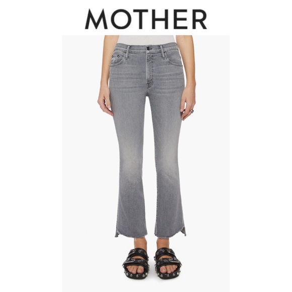 MOTHER The Insider Crop Step Fray Jeans - Picture 1 of 11